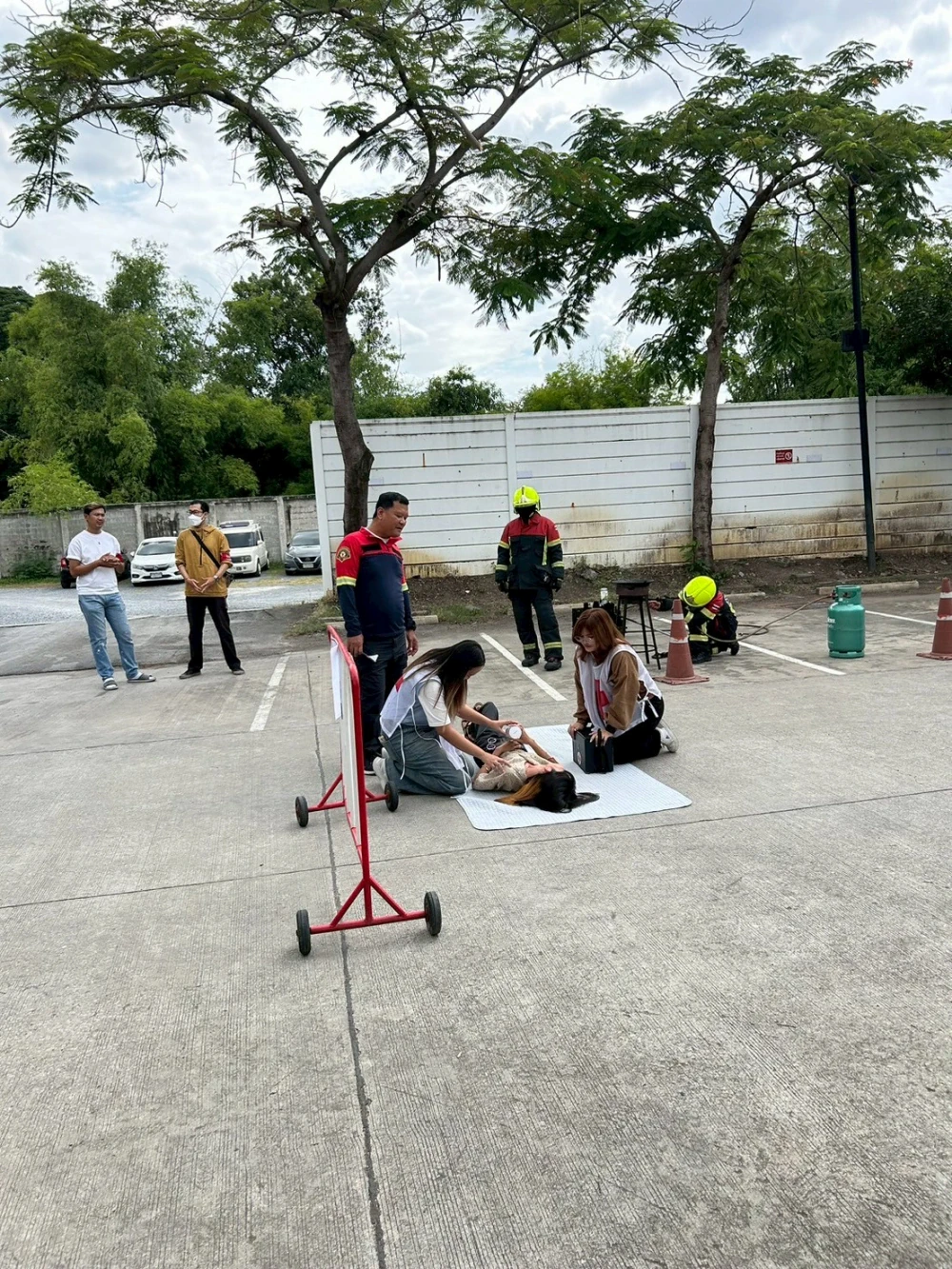 การฝึกซ้อมดับเพลิง และอพยพหนีไฟประจำปี